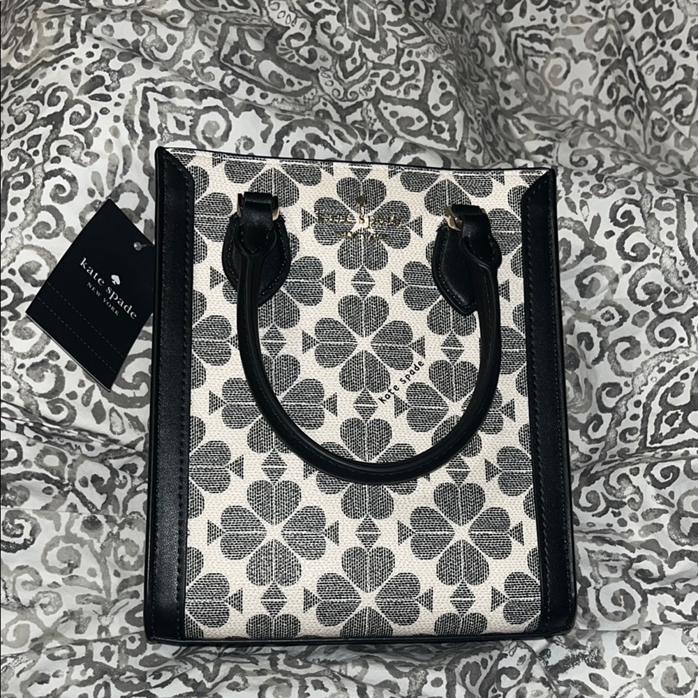 Kate Spade Black and White Tote Bag